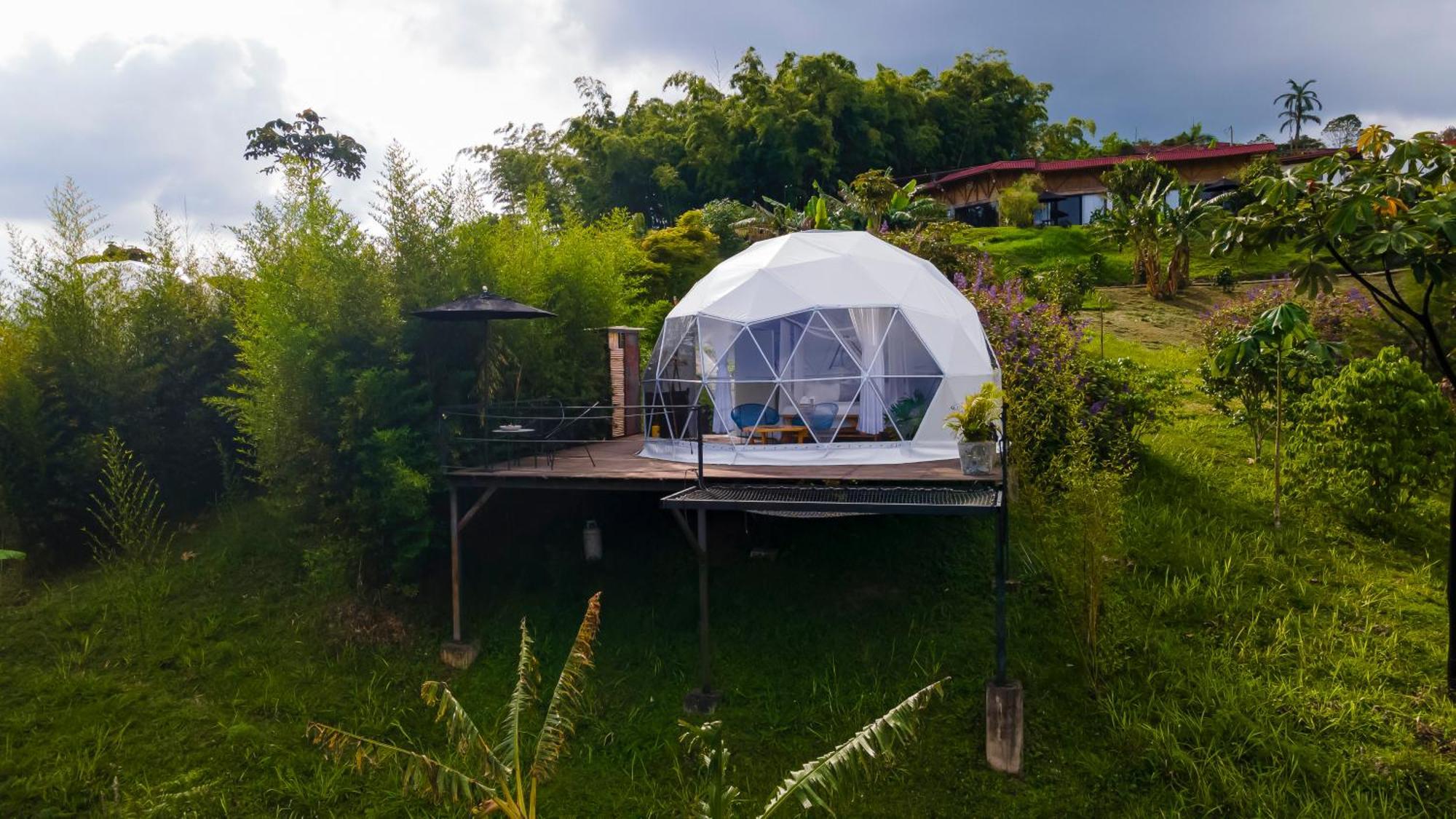 Ecohotel Monte Tierra Habitaciones Y Glamping Filandia Exteriör bild