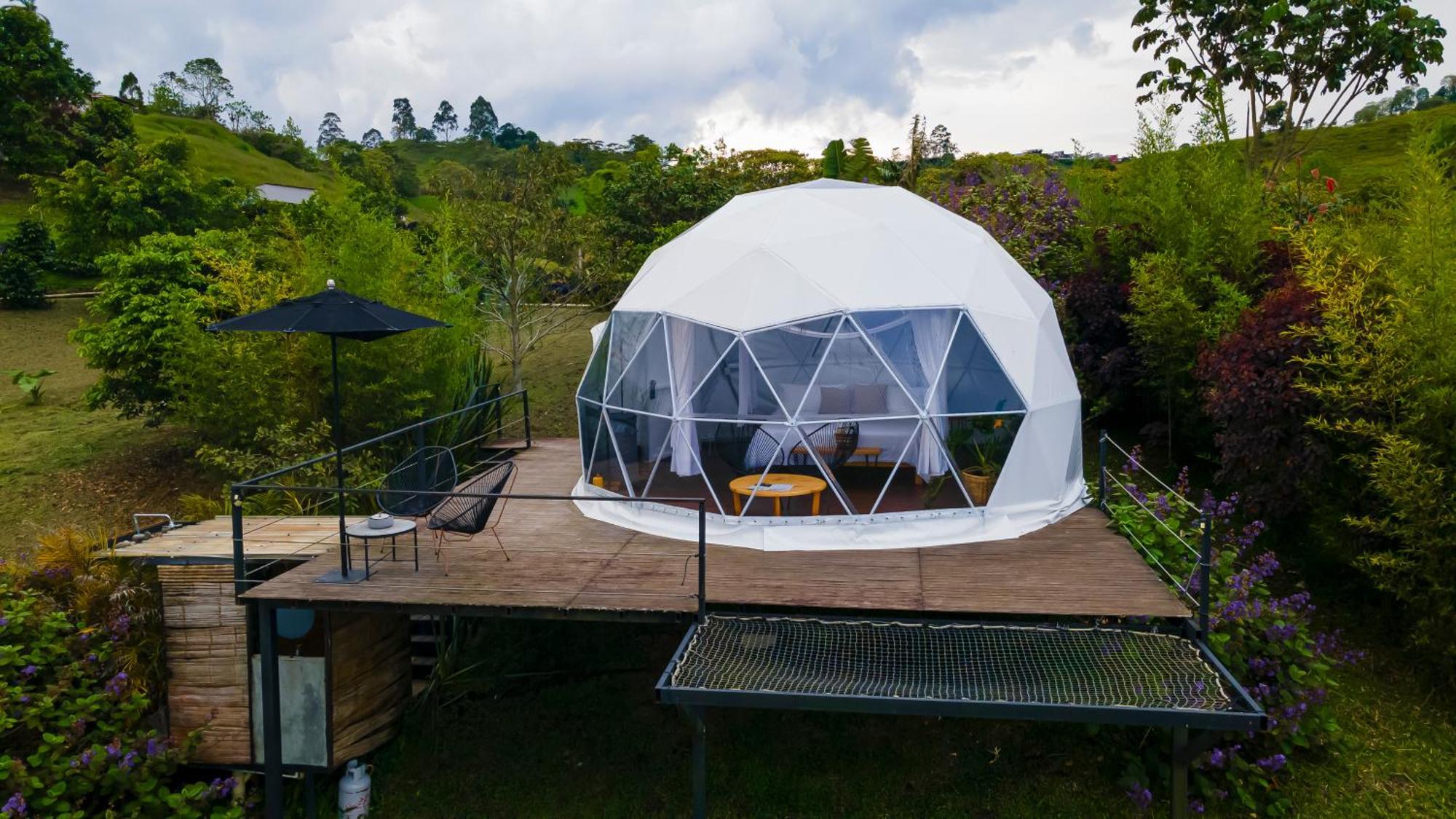 Ecohotel Monte Tierra Habitaciones Y Glamping Filandia Exteriör bild