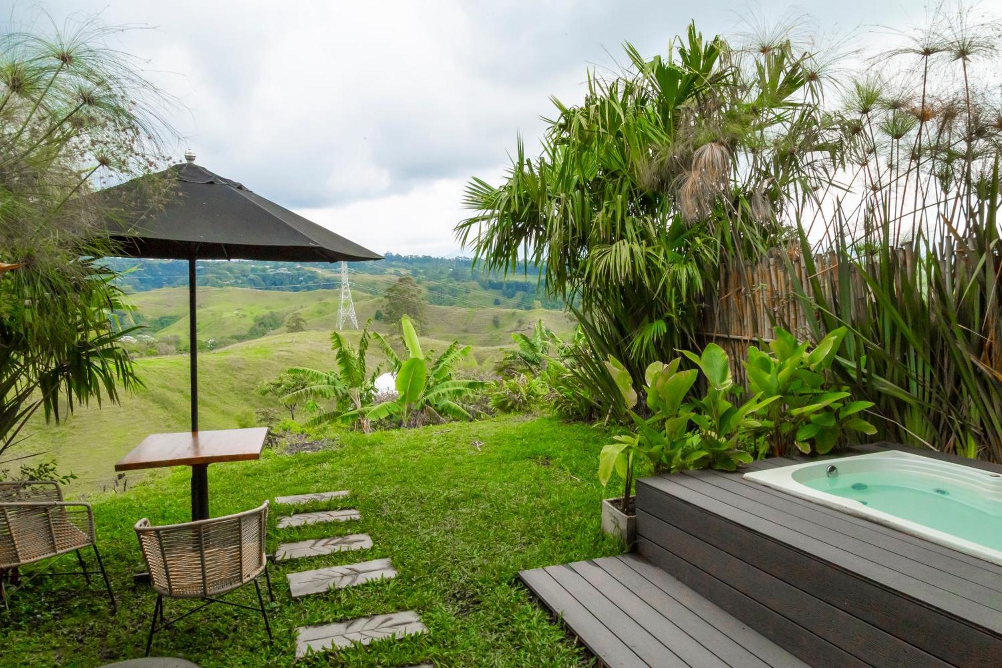 Ecohotel Monte Tierra Habitaciones Y Glamping Filandia Exteriör bild
